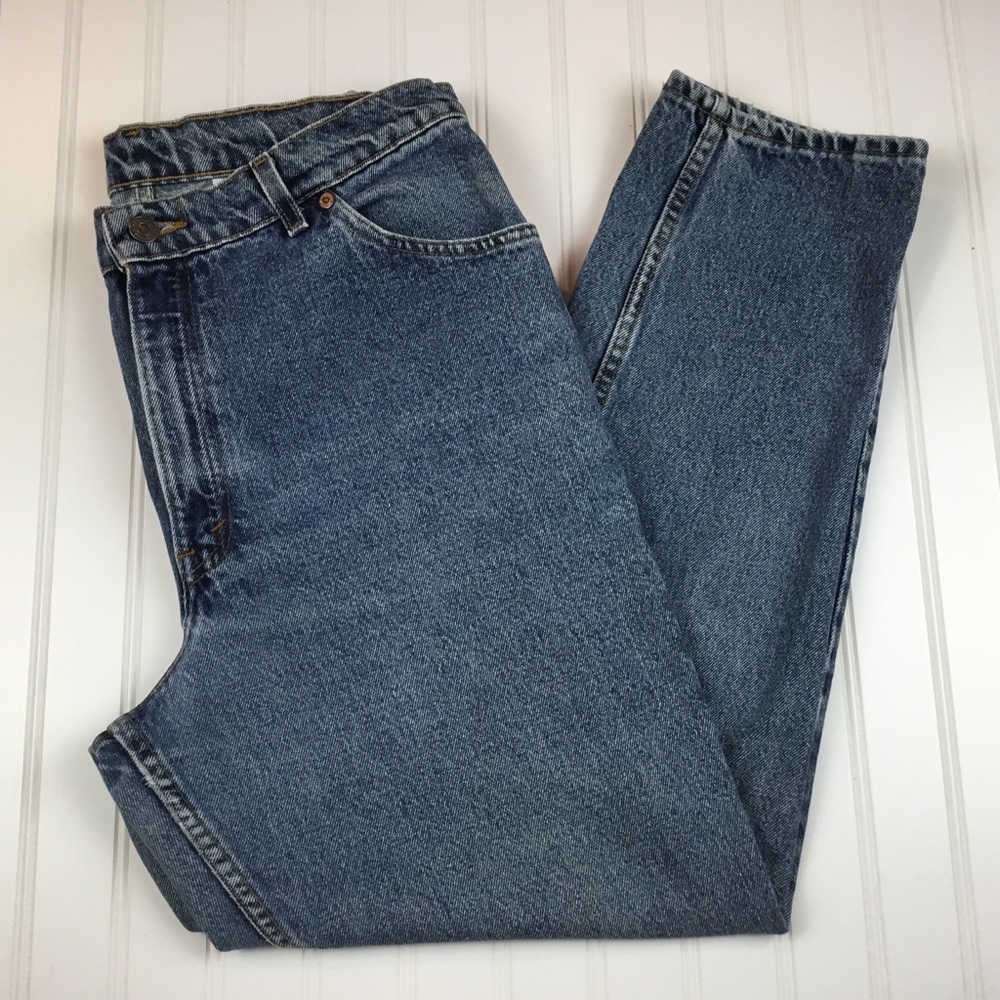 VERY RARE VINTAGE LEVI’S 950 Orange Tab Relaxed Fit Tapered Leg Jeans - Picture 6 of 15